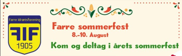 Sommerfest i Farre – 8. – 10. August 2024